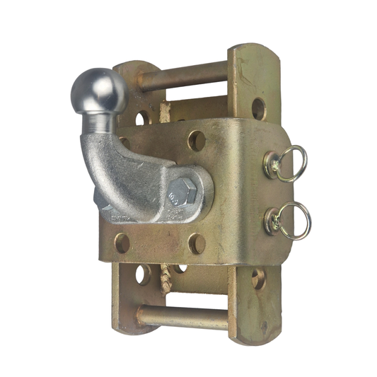 Tow Hitch Height Adjuster - 270mm - Gold  - With 50mm Extended Neck Ball