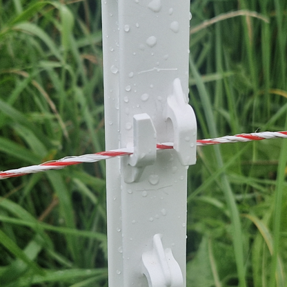 Doblit 105cm White Poly Post 3ft Electric Fencing Plastic Fence Stake