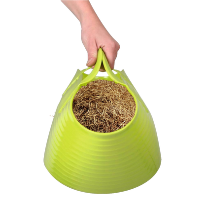 12 L Flexi Bucket Feeding Bag Trough Kick Proof Equine Horse Pets Gardening