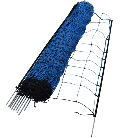 Gallagher 50m Wolf Netting 120cmx50m Electric Fencing Net Fence Blue 120/1W14/B-50m