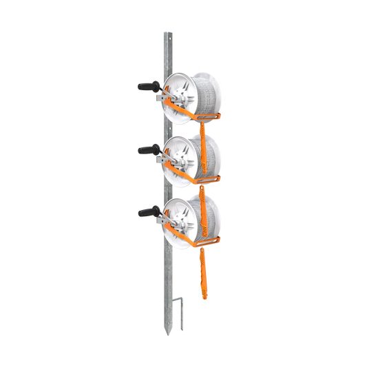 Gallagher Triple Geared Reel Stand incl. Vidoflex polywire