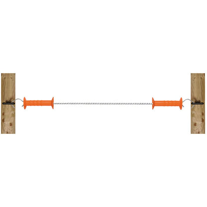 Gallagher Rope Gate set white(elastic),  with double handle
