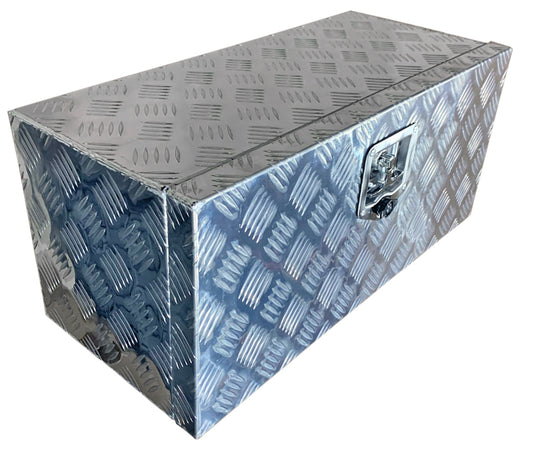 Aluminium Underbody Toolbox – 28x14x14 inch Checker Plate Storage Box