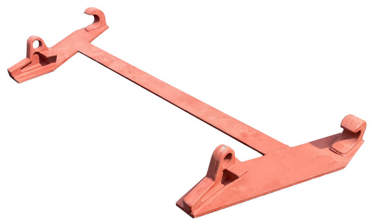 Heavy-Duty Loader Bracket Euro 8 – Quickie Style, 460mm, Red-Oxide Finish