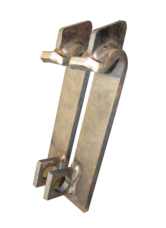 Euro 3 Quickie Loader Brackets (Pair) – Weld-On Mounts for Front Loaders
