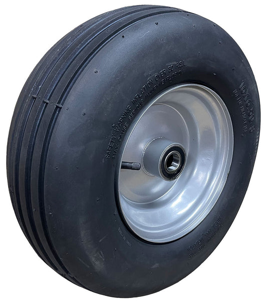 16x6.50-8 Pneumatic Wheel – Steel Rim, 6-Ply, 25mm Bearing Replacement Hay Tedder