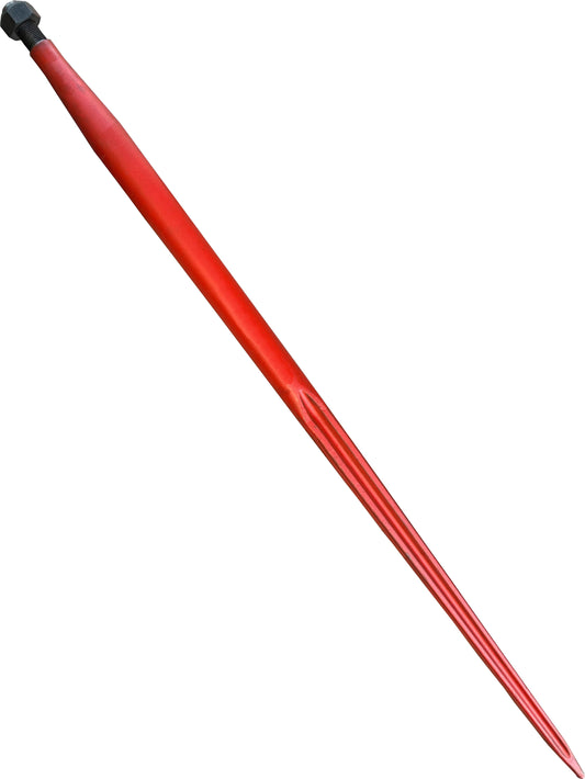 1100mm Straight Tine Loader – M20 Thread, Conus 1 | Heavy-Duty Bale Spike for Tractor & Loader Attachments