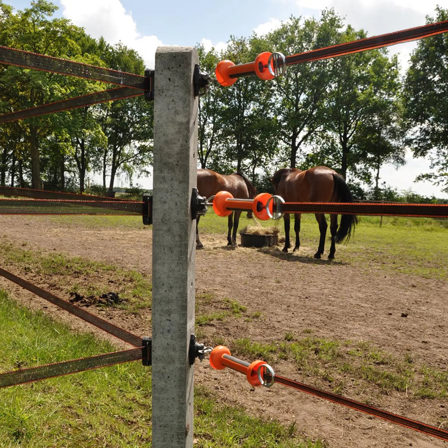 Gallagher Soft Touch Gate Handle Regular, orange - tape