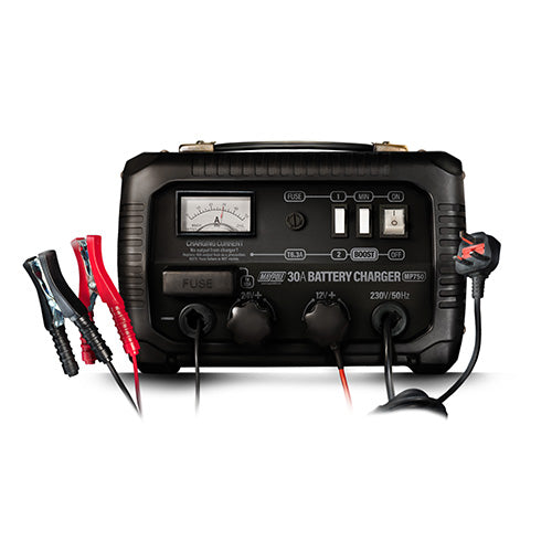 MP750 30A 12/24V Metal Cased Battery Charger