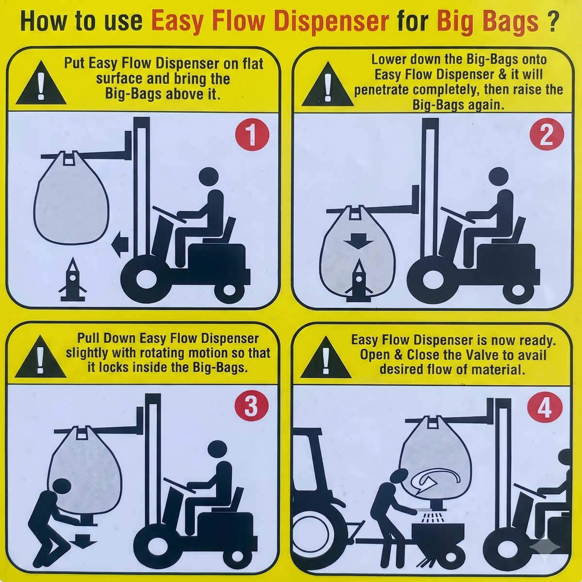 Big-Bag Bulk Bag Dispenser