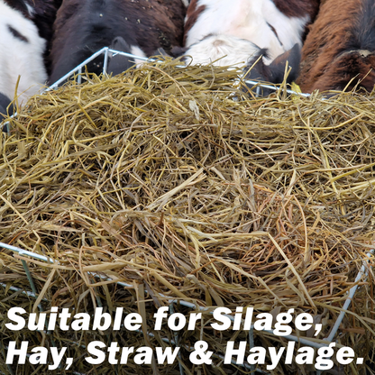 Hay Basket Feeding Rack 70 Litre Double Sided Slot-Over Hangable Galvanised