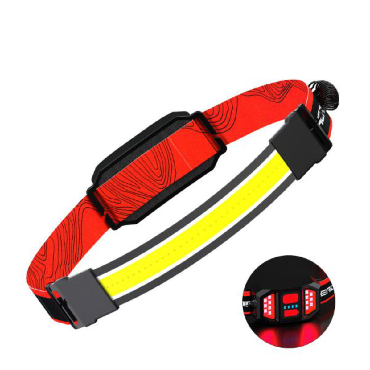 LUCIA Rechargeable Flexible Cob LED Headlamp L-G13-B 280 Lumens
