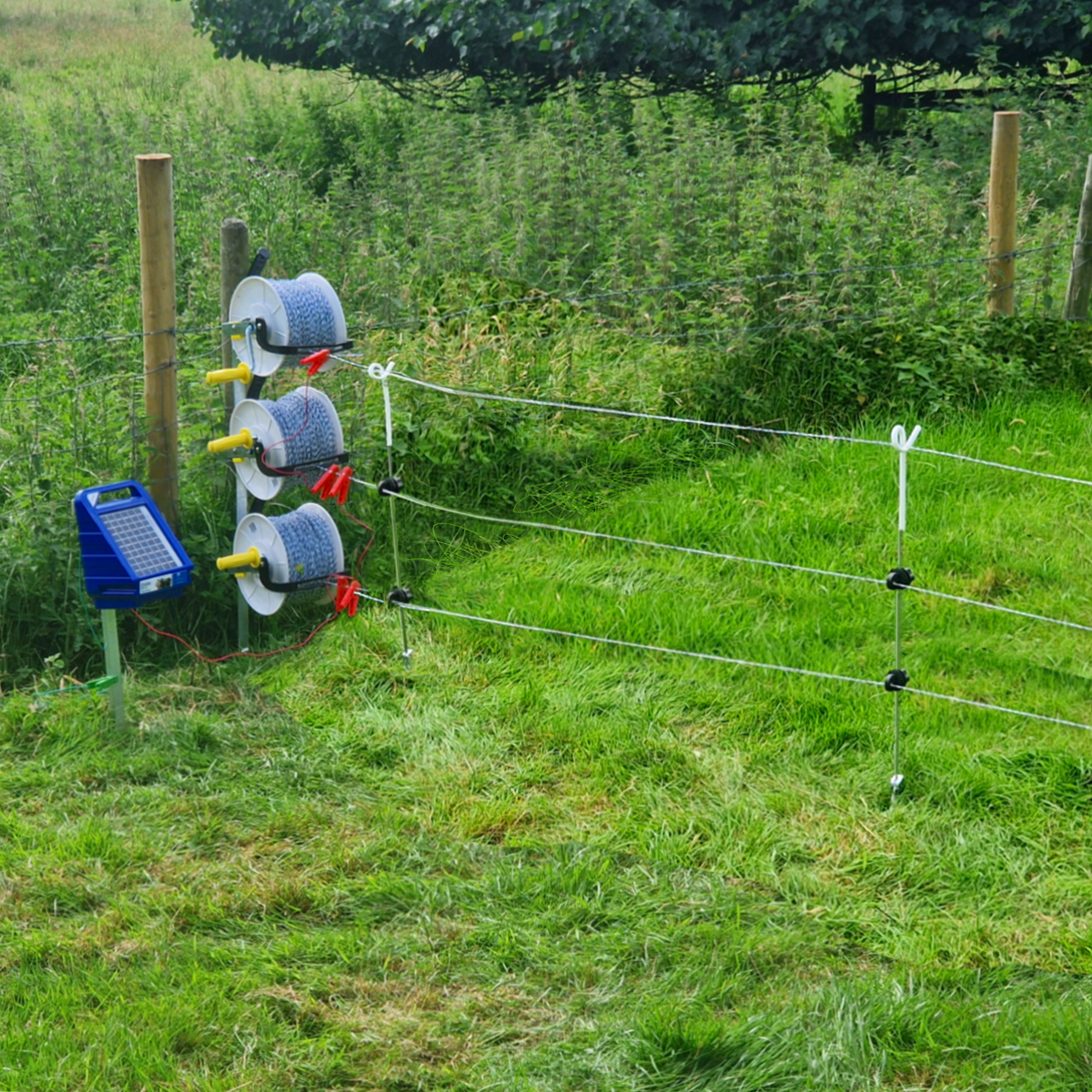 Doblit Quick Fence & Solar Energiser Kit inc. 40x Steel Pigtail Posts