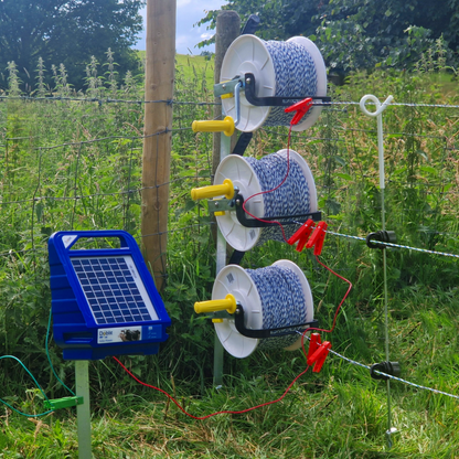 Doblit Quick Fence & Solar Energiser Kit inc. 40x Steel Pigtail Posts