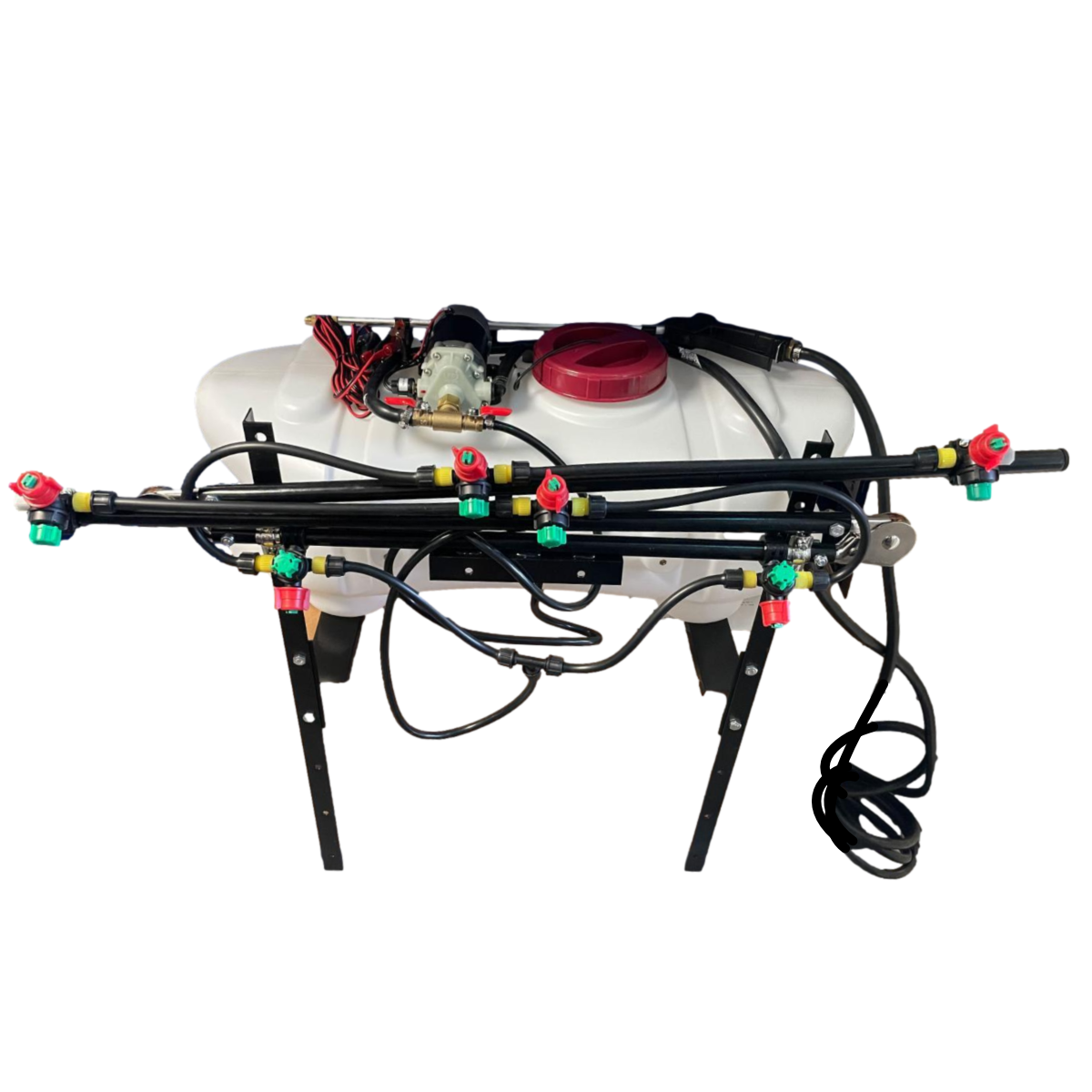 12v ATV Sprayer 100L w/ Folding 2.6m Boom & 5m Hand Lance