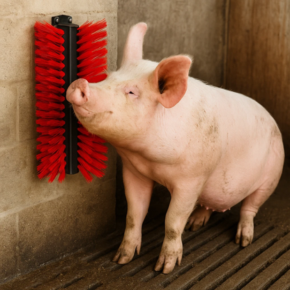 Benny Universal Scratch Brush - 45x19x10cm - Durable Polyamide Bristles | Horse Cow Sheep and More!