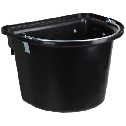 12L Tournament Feeding Manger Hanging Feed Bucket Equine Horse Stable Trough