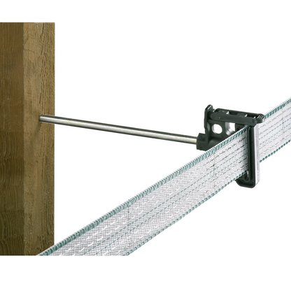 Offset Tape and Rope Combi Clip Insulator Long Distance 20cm for Timber Posts (10x Pack)