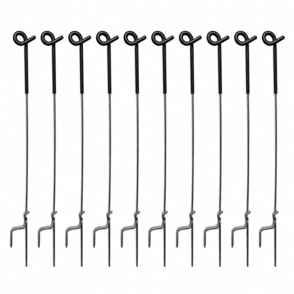 Pigtail Post 105cm 8mm Round Steel Post Heavy Duty (10x Pack)
