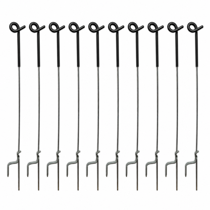 Pigtail Post 105cm 8mm Round Steel Post Heavy Duty (10x Pack)