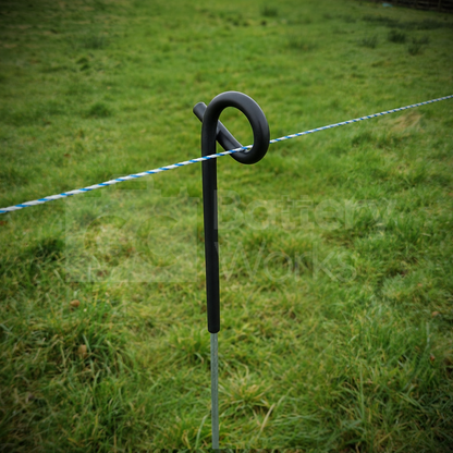 Pigtail Post 105cm 8mm Round Steel Post Heavy Duty (10x Pack)
