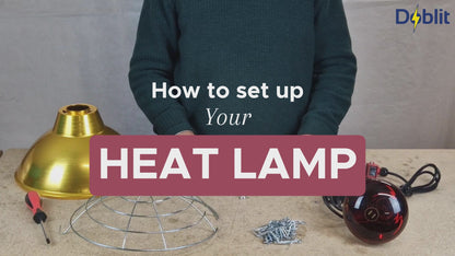 Infrared Heat Lamp Heater with High / Low Switch 250w