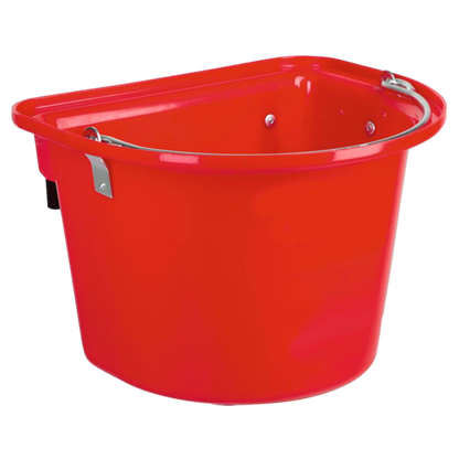 12L Tournament Feeding Manger Hanging Feed Bucket Equine Horse Stable Trough