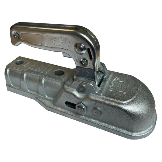 Trailer Hitch 1200kg Cast - 50mm Ball Reciever - EMarked - For 60mm Drawbar