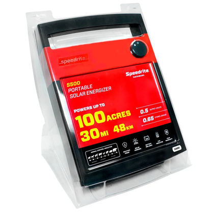 Speedrite S500 Solar Energiser – 0.5J  Powers 5km/3ha  | 7 Year Warranty
