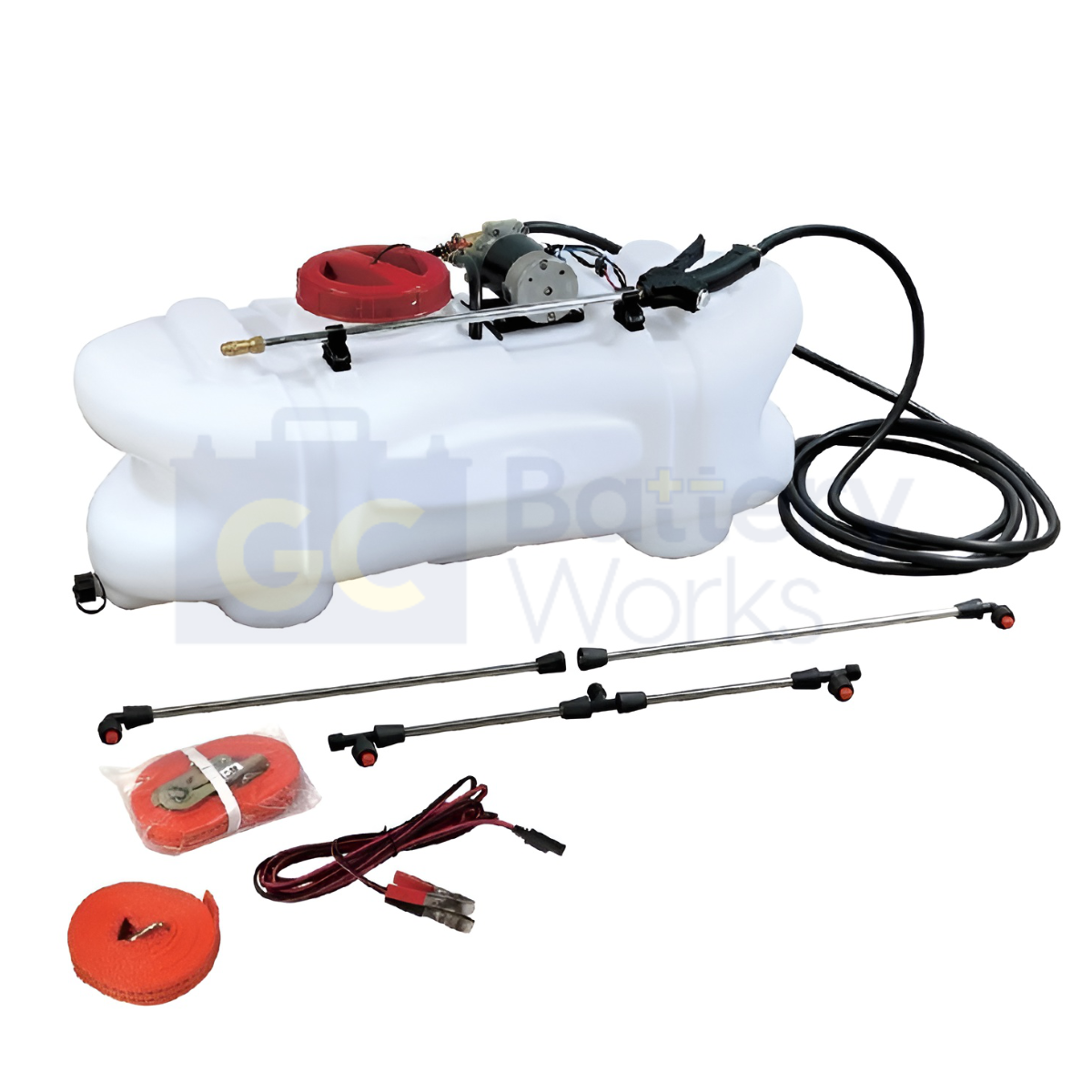 ATV Sprayer 100L w/ 12v Pump, 1.6m Boom & 5m Hand Lance