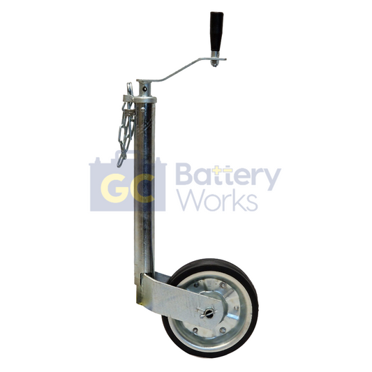 Trailer Jockey Wheel Stand Telescopic Heavy Duty 42mm Tube MAX 300KG