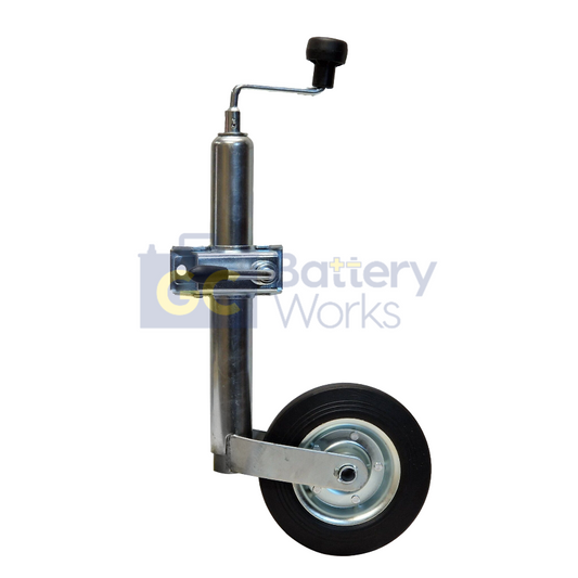 Trailer Jockey Wheel Stand Telescopic 48mm Tube MAX 150KG - Clamp Included