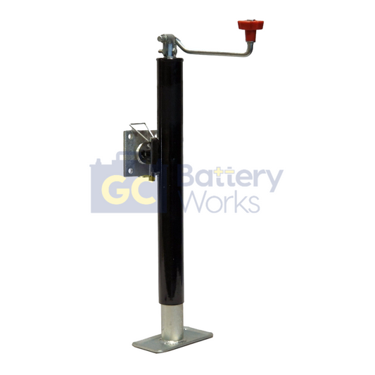 Trailer Jack 900kg Bolt on 58mm with Swivel & Top Wind Handle Adjusts 690-1085mm