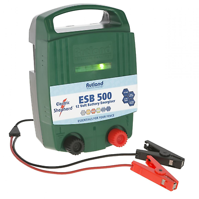 Rutland ESB500 12v 0.5J 5km Fence Energiser 3yr Warranty