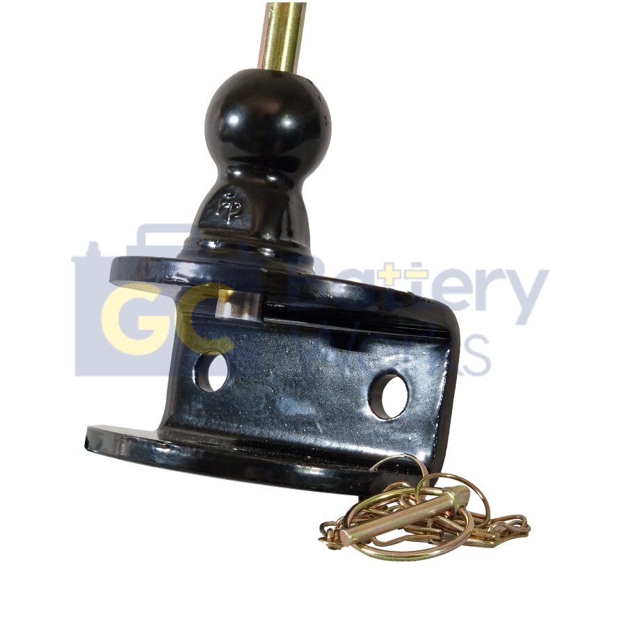 Dual 50mm Ball & 19mm Pin through Ball Style Tow Hitch - 1500kg Max Capacity