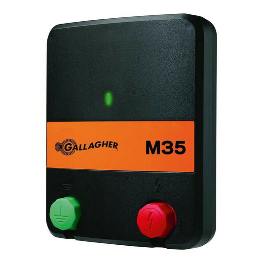 Gallagher M35 230V 0.35J 2km Mains Powered Electric Fence Energiser