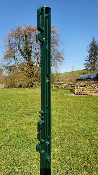 Green 5FT Poly Posts 156cm Tall Electric Fence 4ft 6" Fencing Stake Horse Cattle