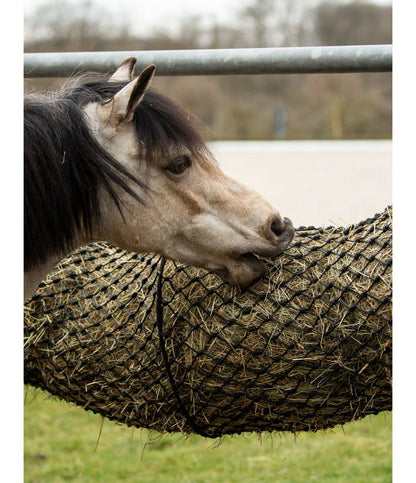 Hay Net Feeding Tunnel Easy Access Horse Calves Sheep Durable 295L 5x5cm Mesh