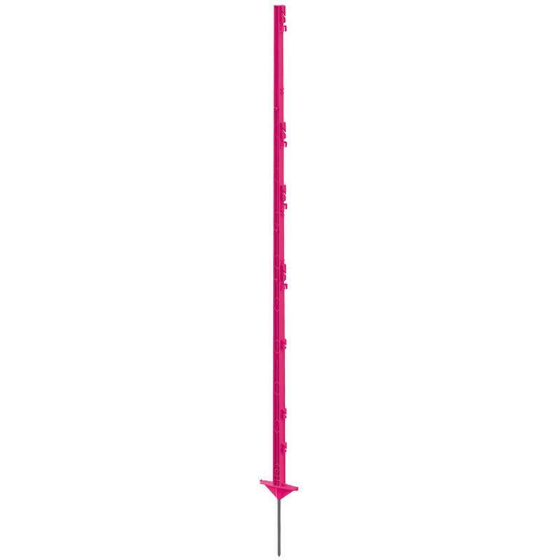 Pink 5FT Poly Posts 156cm Tall Electric Fence 4ft 6" Fencing Stake Horse Cattle