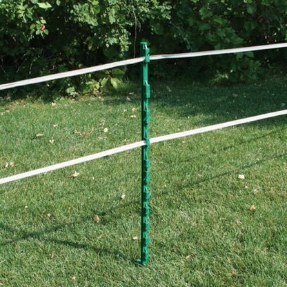 Rutland Original Electric Fence Poly Posts 105cm Electric Fence Stake Paddock Grazing Green/Black