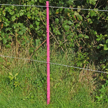 Pink 5FT Poly Posts 156cm Tall Electric Fence 4ft 6" Fencing Stake Horse Cattle