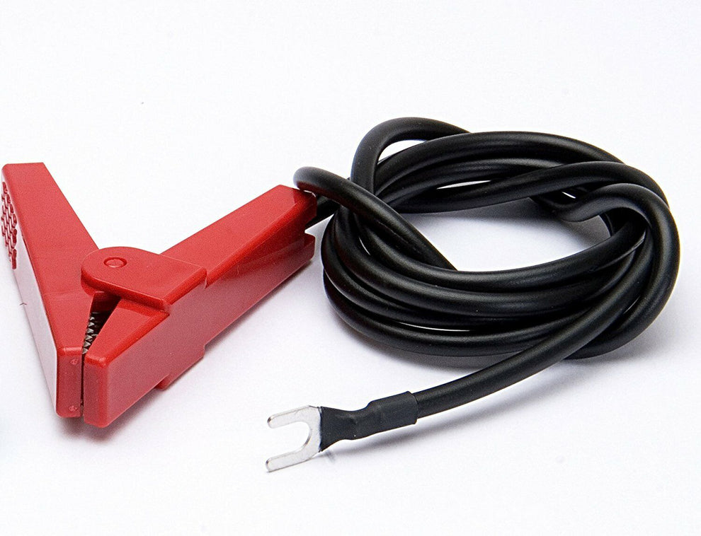 Electric Fence Live Earth Connection Leads Cables Heavy Duty w/ Crocod