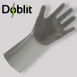 Doblit Horse and Pet Grooming Gloves Silicone One Size Long Wrist Non Slip