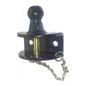 Dual 50mm Ball & 19mm Pin through Ball Style Tow Hitch - 1500kg Max Capacity