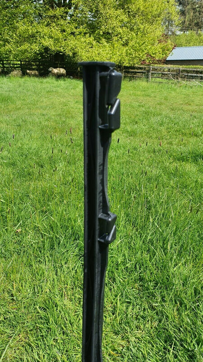 Doblit Black Poly Post 3FT Electric Fencing Poly Posts Plastic Fence Stake Eco UV Resistant