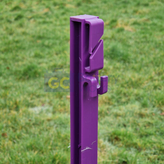 Purple 5FT Poly Posts 156cm Tall Electric Fence 4ft 6 Fencing Stake Horse Cattle