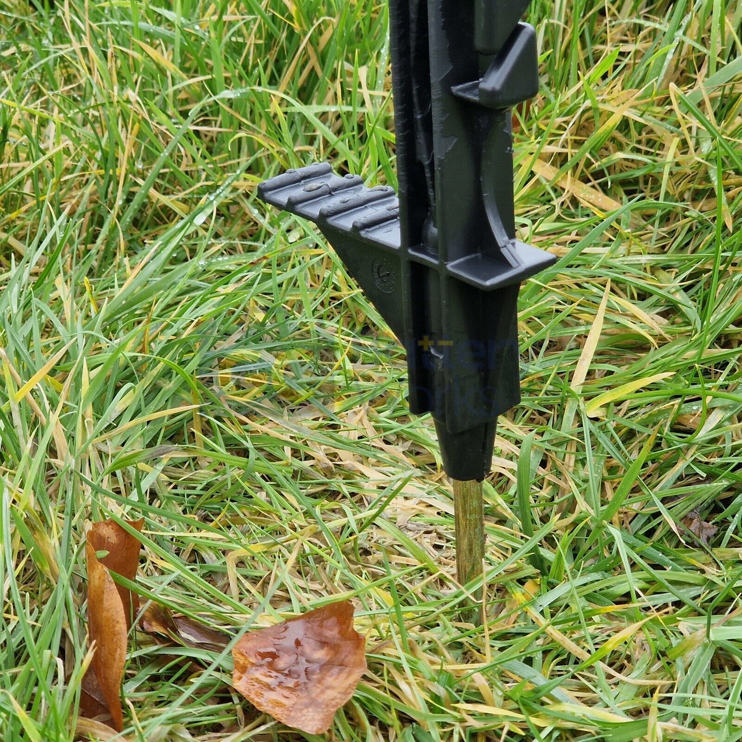 Doblit Black Poly Post 3FT Electric Fencing Poly Posts Plastic Fence Stake Eco UV Resistant