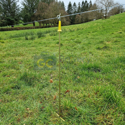 Electric Fence Metal Pigtail Posts 10mm Round Steel Heavy Duty 106cm