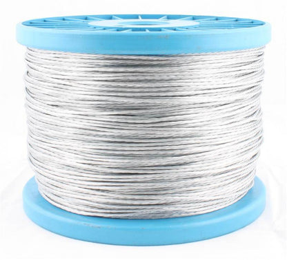 Stranded Fencing Wire 1.5mm 7 Strand Galvanised Steel Wire 400m Electric Fencing